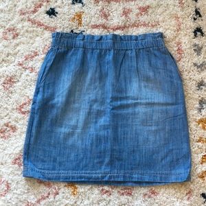 Universal Thread Cotton Denim Paper Bag Skirt